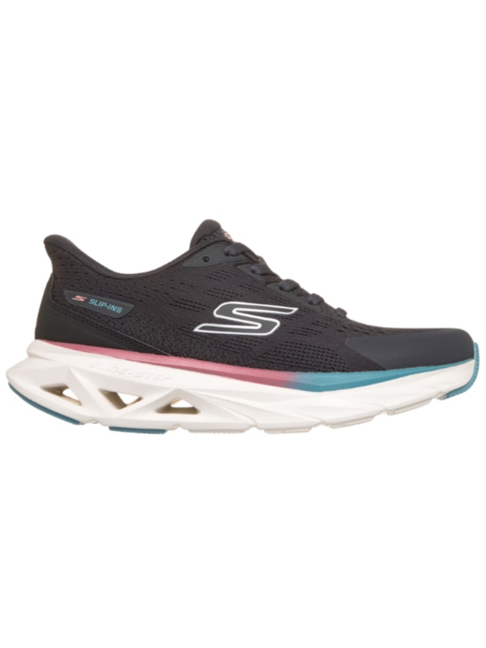 Women's Skechers Slip-ins  Glide-Step Vortex Charcoal